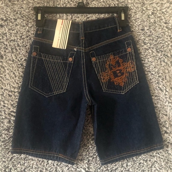 Beautiful Boys Jeans Short With embroidery New With Tag Size 7 - Picture 4 of 6